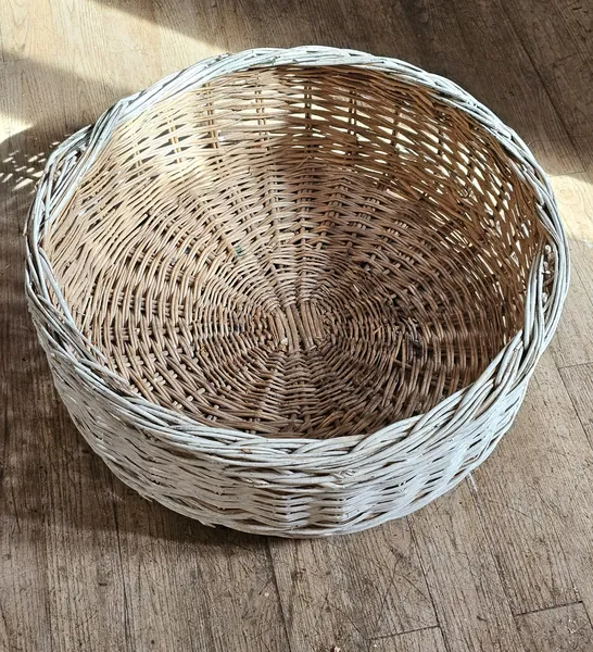 Panier rond osier